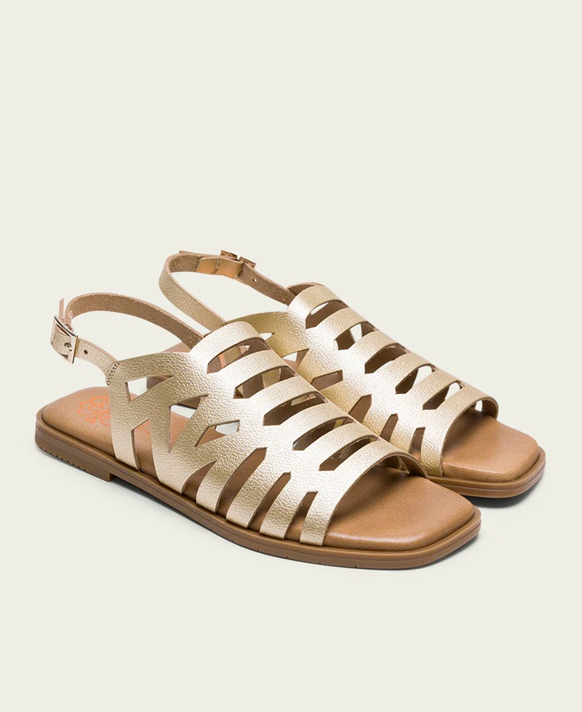 h2Sandalia romana dorada Porronet Violeta 3120 h2 pIlumina tus pasos con la Sandalia Porronet Violeta 3120 el calzado perfecto 