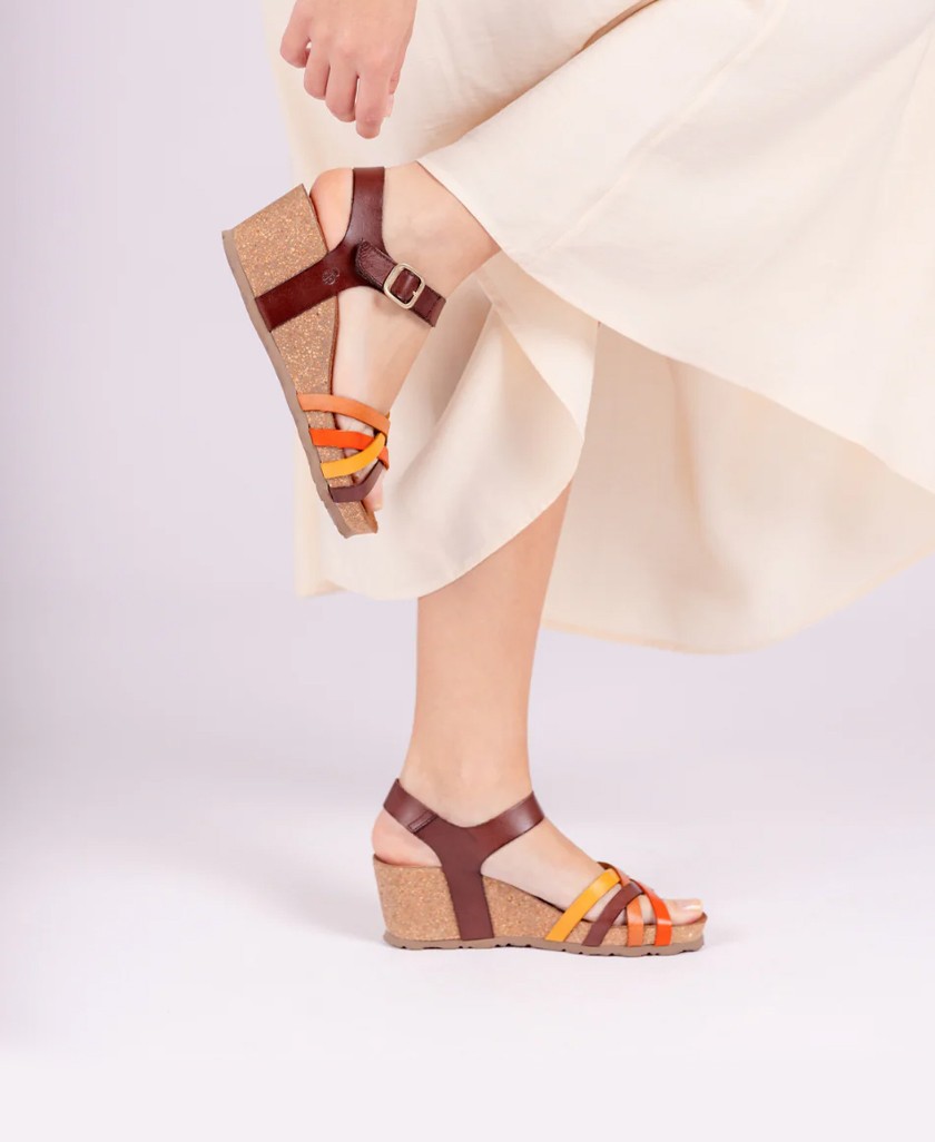 Sandalia color mostaza Yokono Cadiz 256