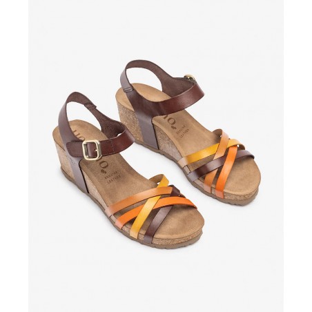 Sandalia color mostaza Yokono Cadiz 256