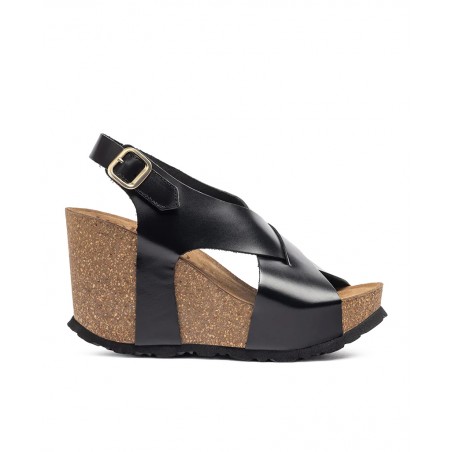 Yokono Corfu 250 Leather Wedge Sandals