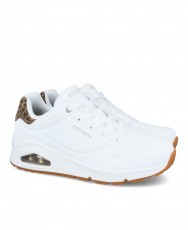 Skechers Uno Jungle Nite 177093 White Sneakers