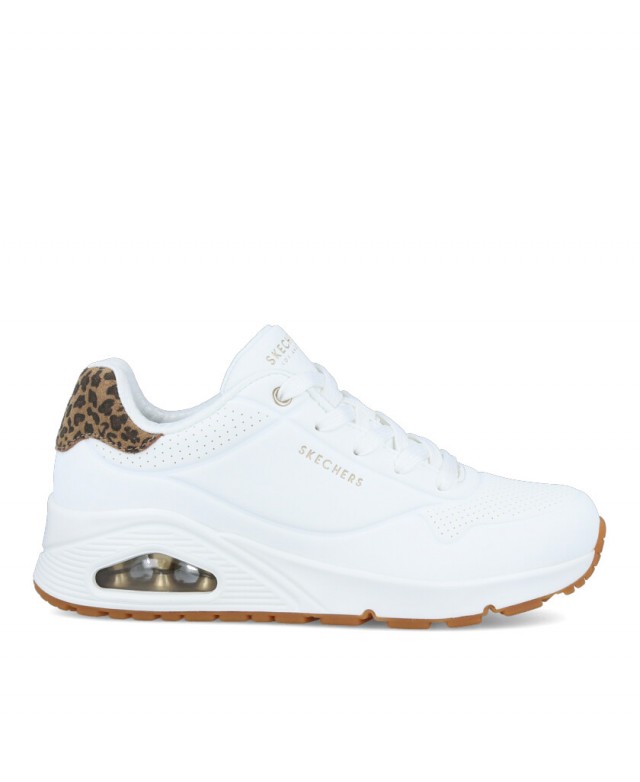 Skechers Uno Jungle Nite 177093 White Sneakers