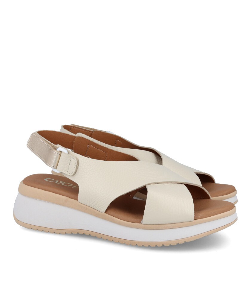 Catchalot Soraya 5661 cross strap sandals