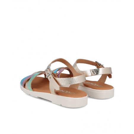 Catchalot 5770 metallic strappy sandals