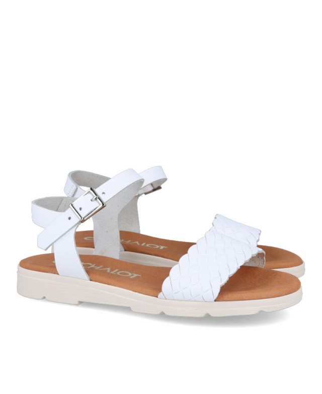 White leather sandals Catchalot 5773