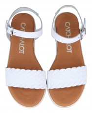 Sandalias blancas de piel Catchalot 5773