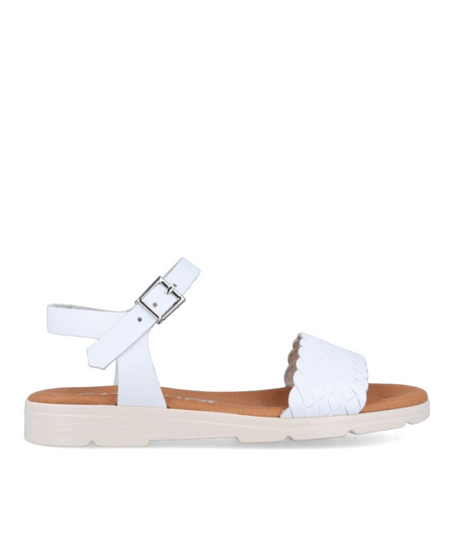 Sandalias blancas de piel Catchalot 5773