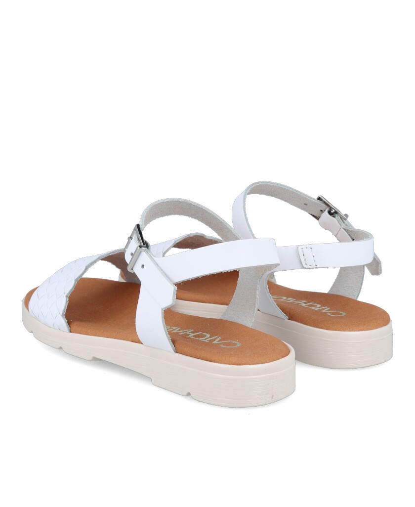Sandalias blancas de piel Catchalot 5773