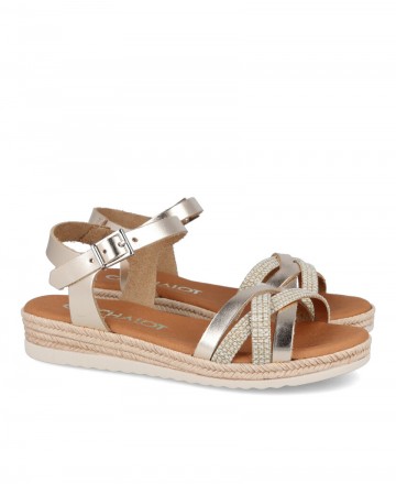 Catchalot 5775 low wedge sandals