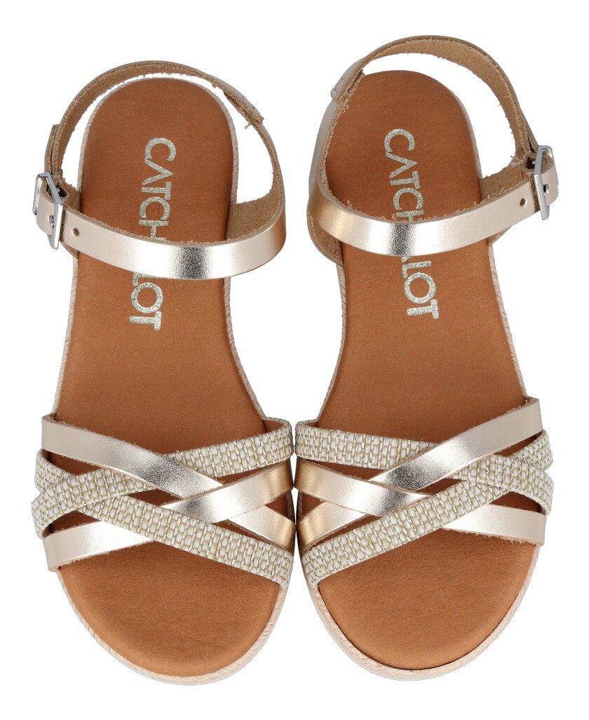 Catchalot 5775 low wedge sandals