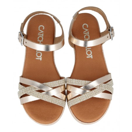 Catchalot 5775 low wedge sandals