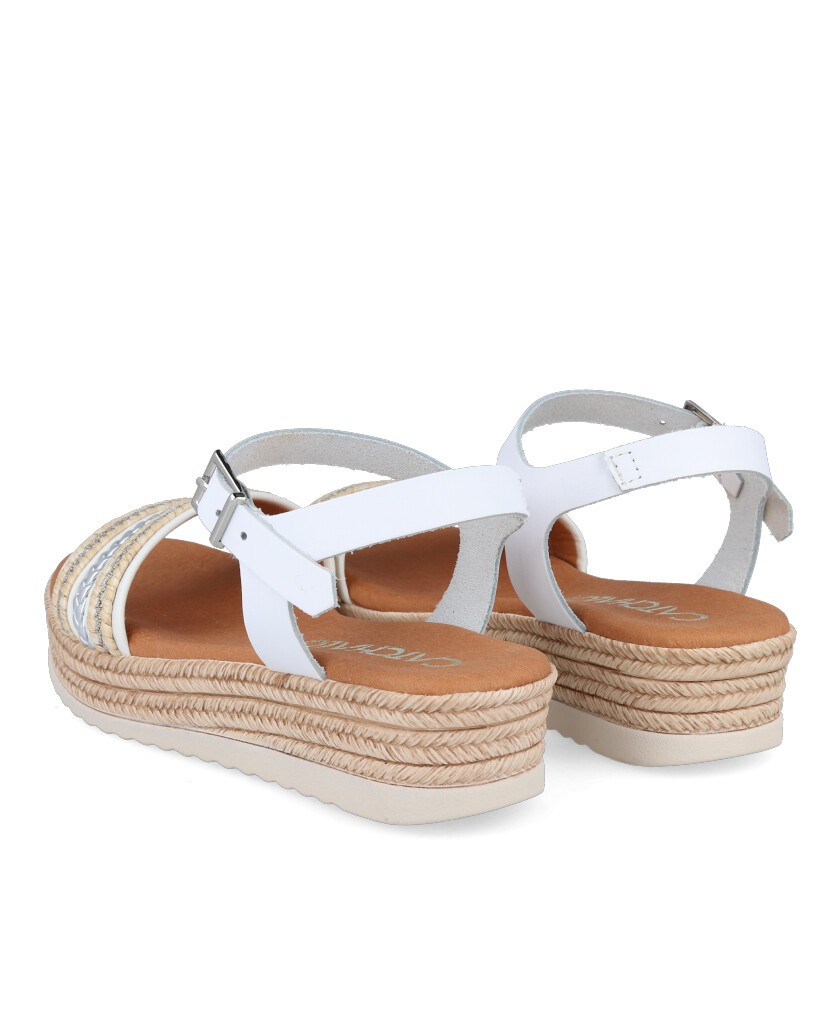 Sandalias trenzadas con cuña Catchalot 5779