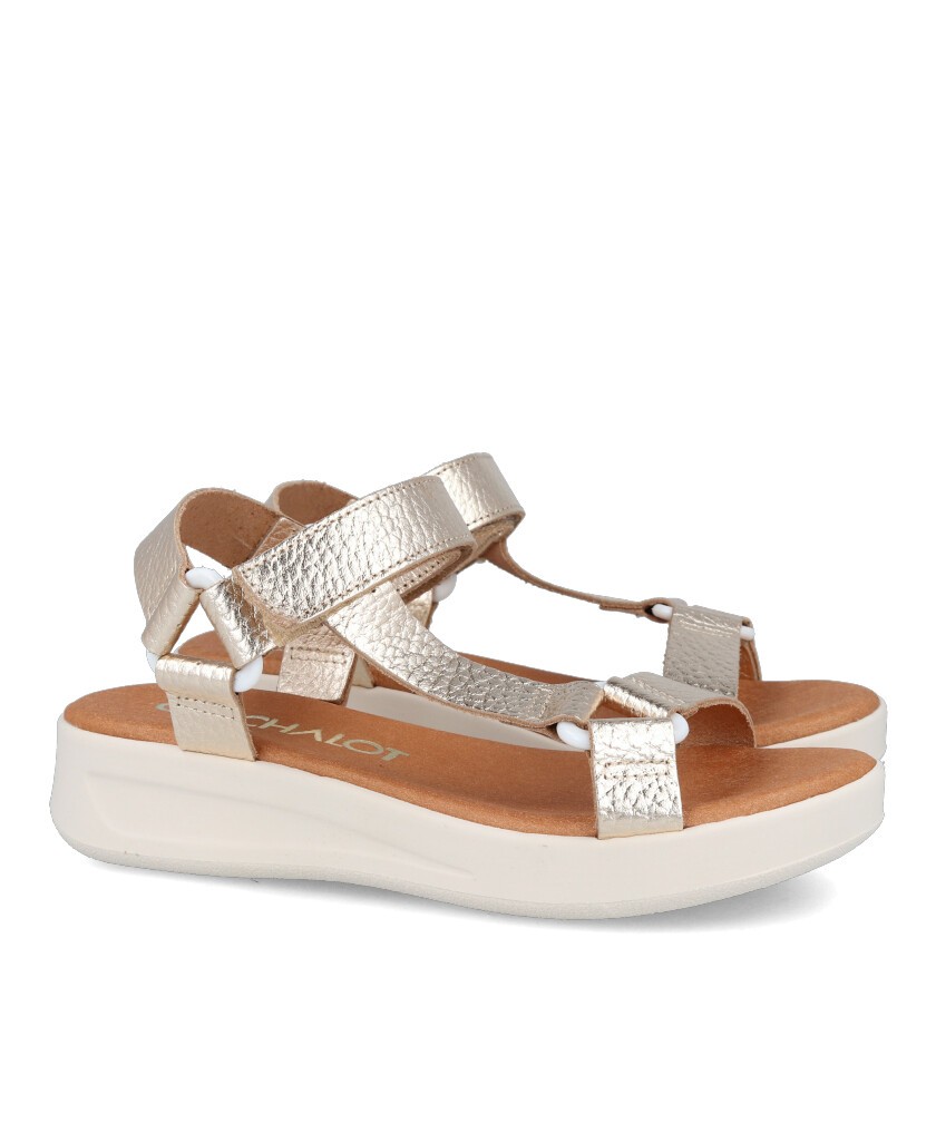 Sandalias californianas doradas Catchalot 5781