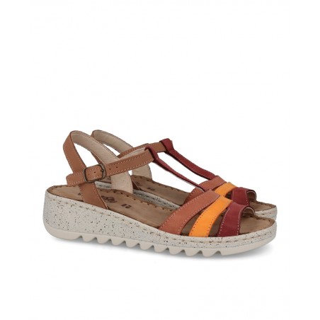 Sandalias de cuña baja Walk & Fly Adra 9371 50680