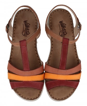 Sandalias de cuña baja Walk & Fly Adra 9371 50680