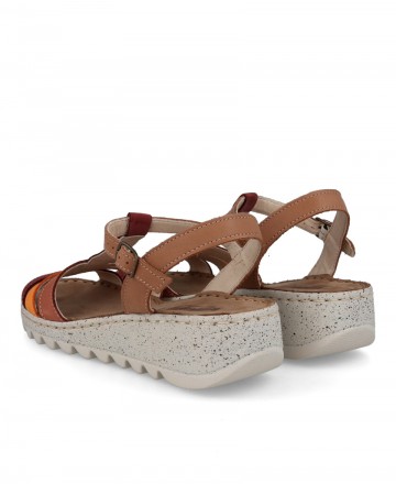 Sandalias de cuña baja Walk & Fly Adra 9371 50680