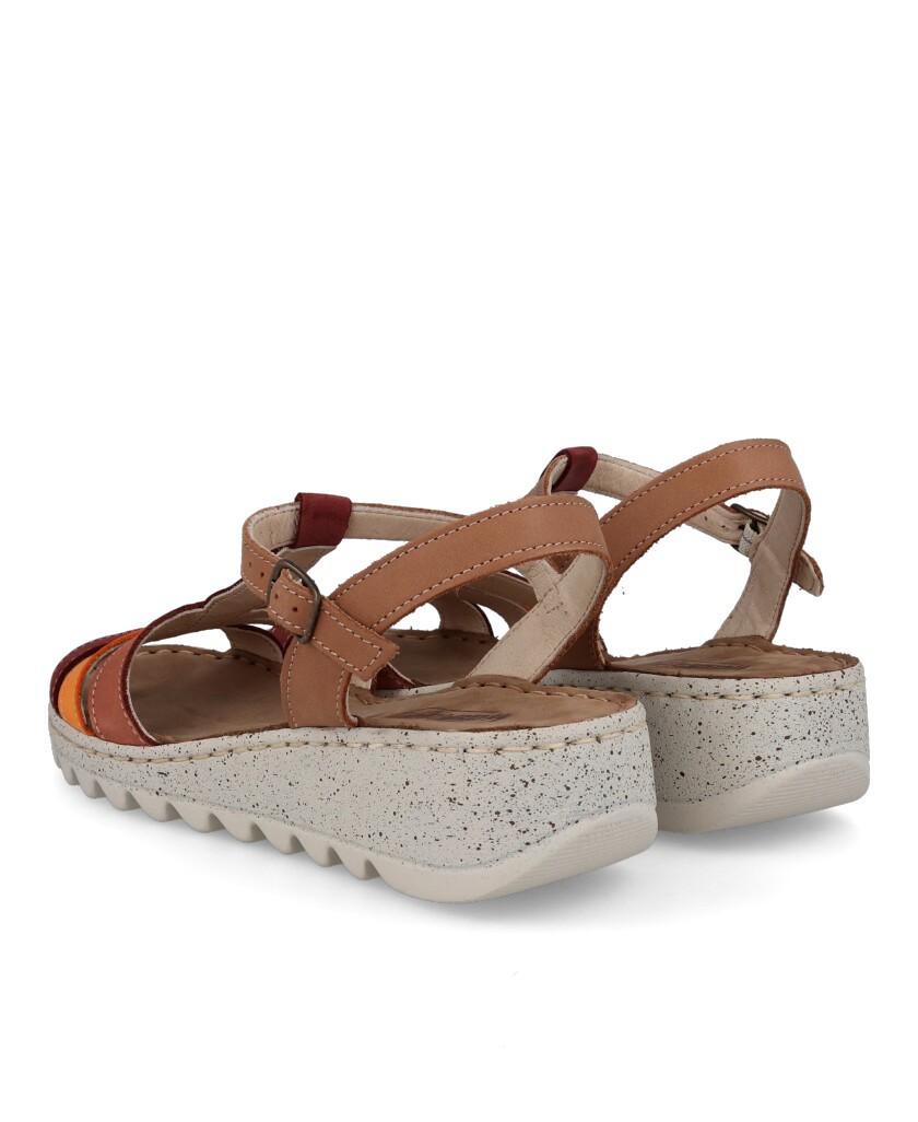 Low wedge sandals Walk & Fly Adra 9371 50680