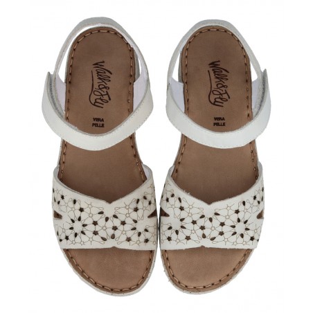 Sandalias blancas Walk & Fly Savina 9371 50401