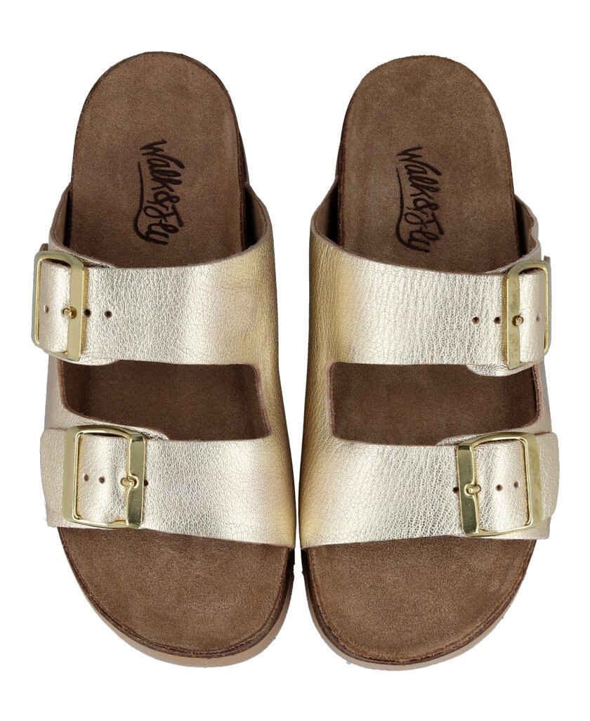 Sandalias doradas Walk & Fly Rimini 8331 50810