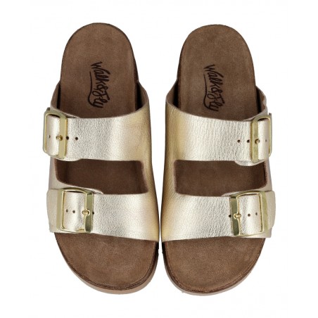 Gold sandals Walk & Fly Rimini 8331 50810