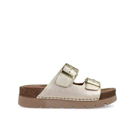 Gold sandals Walk & Fly Rimini 8331 50810