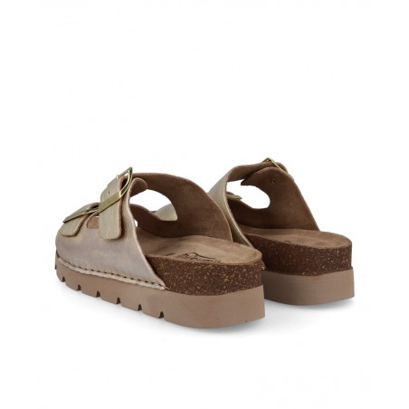 Gold sandals Walk & Fly Rimini 8331 50810