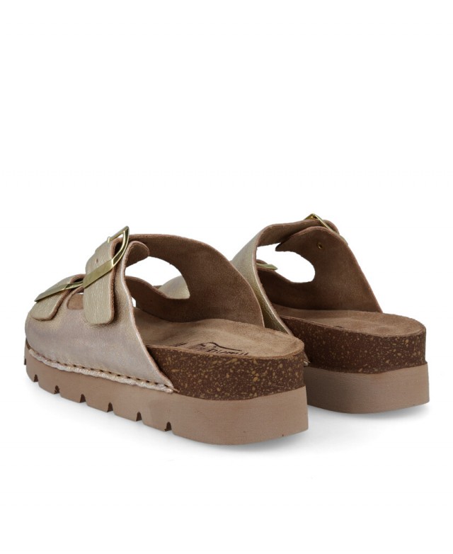Sandalias doradas Walk & Fly Rimini 8331 50810