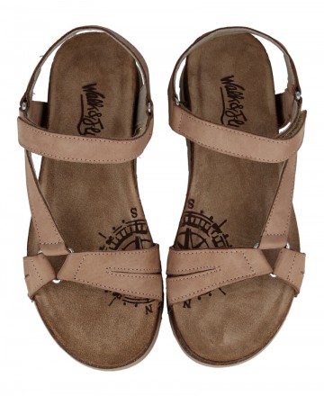 Sandalias cuña baja Walk & Fly Miramare 8352 21620