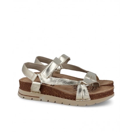Sandalias doradas Wak & Fly Miramare 8352 21620