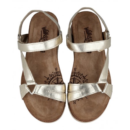 Sandalias doradas Wak & Fly Miramare 8352 21620