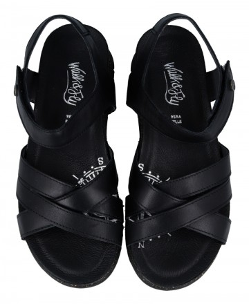 Black sandals Walk & Fly San Telmo 8352 50720
