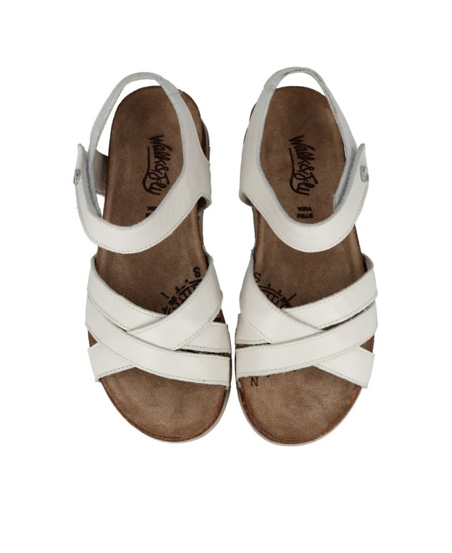 Sandalias blancas Walk & Fly San Telmo 8352 50720