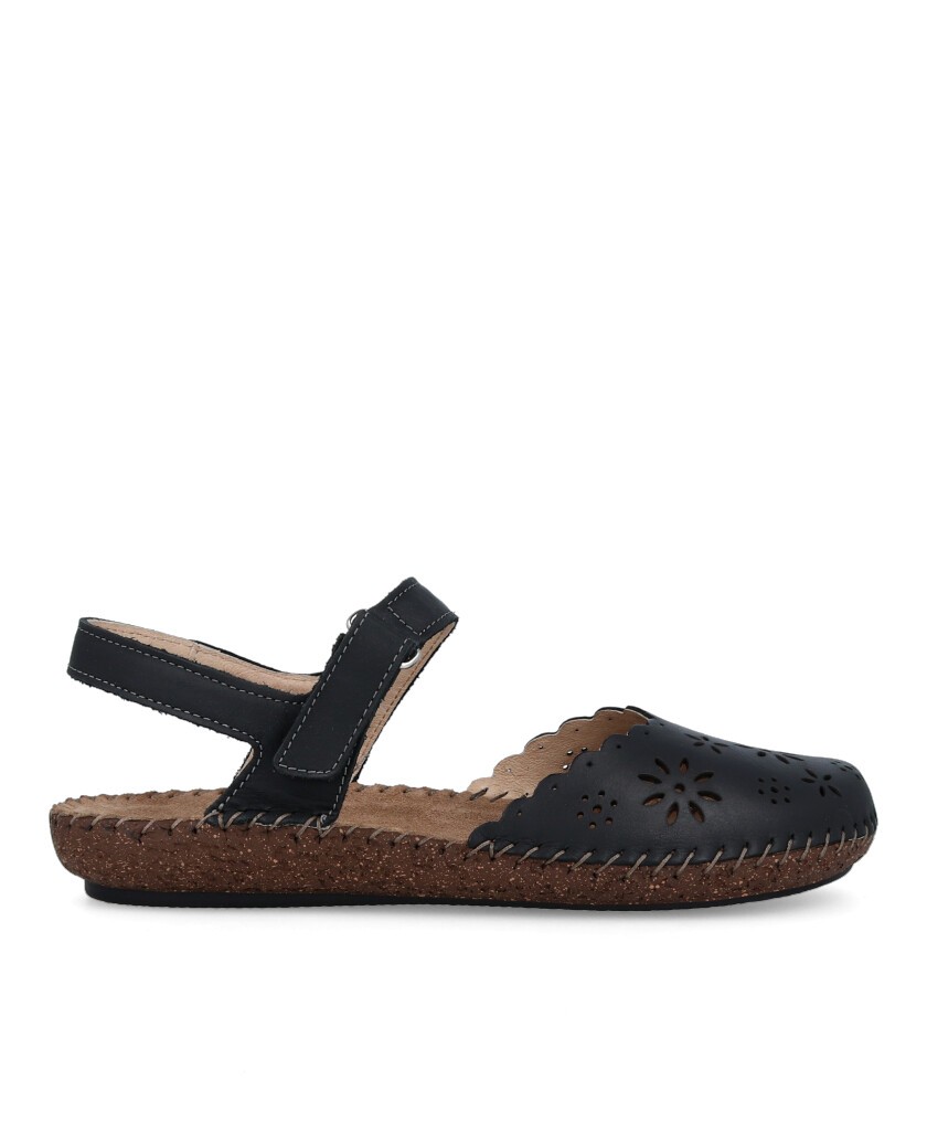 Women's black shoes Walk & Fly Nerano 7261 50411