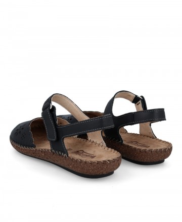 Women's black shoes Walk & Fly Nerano 7261 50411