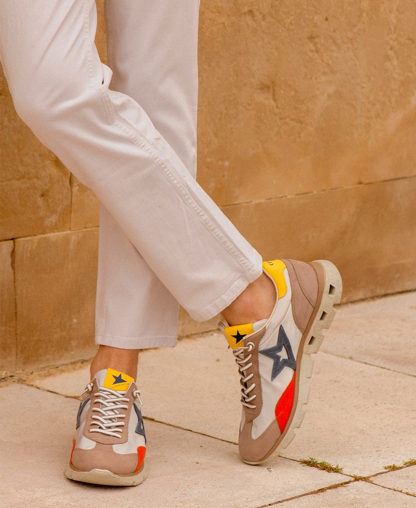 Zapatilla casual con amortiguación Cetti C-1259