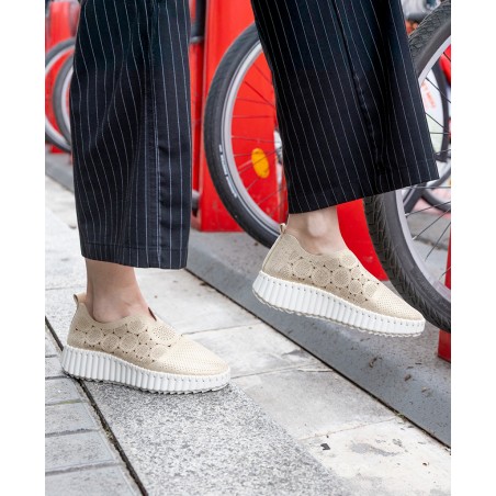 Walk & Fly Frida metallic shoe AH-9936
