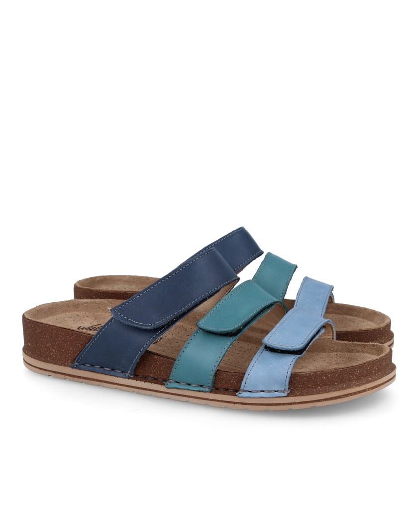Sandalia con velcro Walk & Fly Frejus 7447 50630