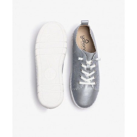 Yokono Flow 005 Silver Women's Sneakers