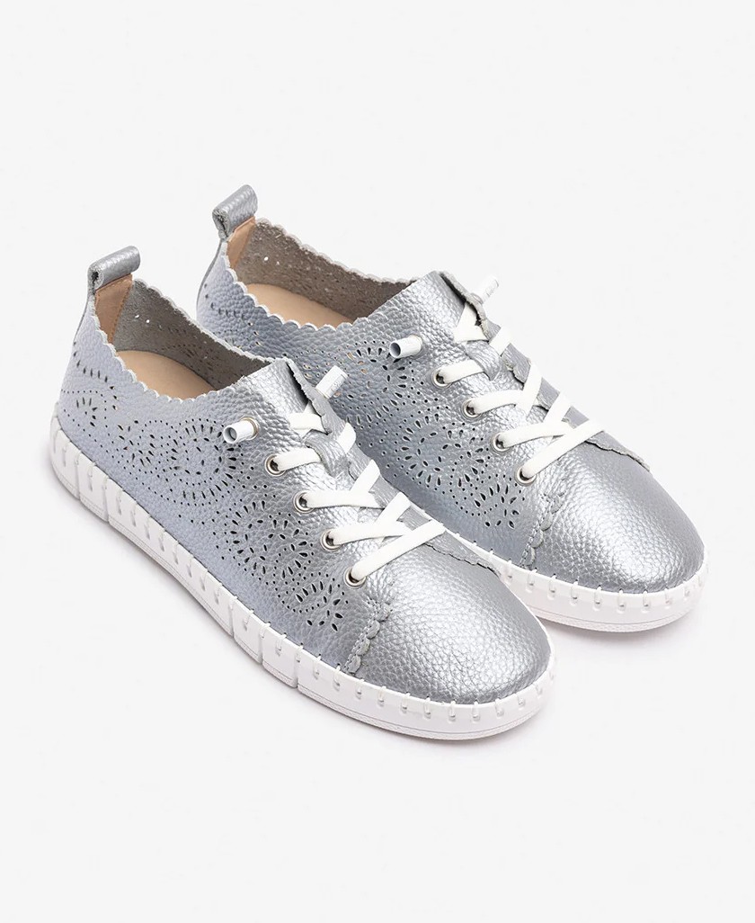 Yokono Flow 005 Silver Women's Sneakers