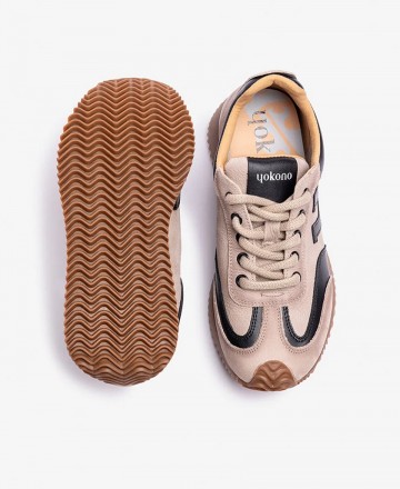 Yokono Guam 001 Women's Beige Sneakers