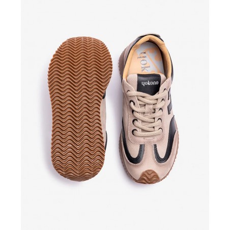 Yokono Guam 001 Women's Beige Sneakers