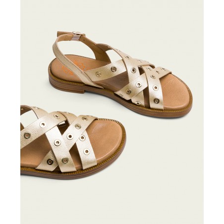 Porronet Mónica 3125 Studded Flat Shoes