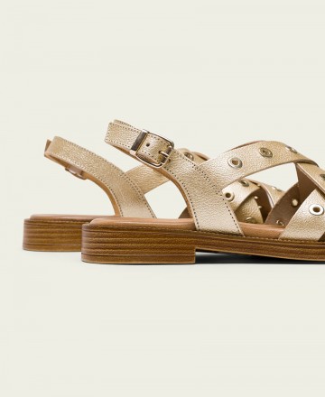 Porronet Mónica 3125 Studded Flat Shoes
