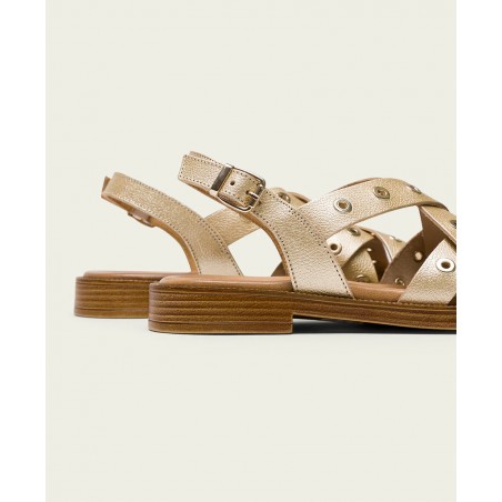 Porronet Mónica 3125 Studded Flat Shoes