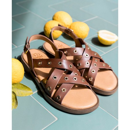 Porronet Mónica 3125 Chocolate Brown Sandal