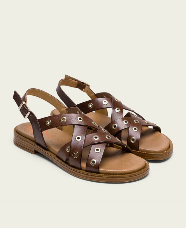 Porronet Mónica 3125 Chocolate Brown Sandal Porronet Mónica 3125 Chocolate Brown Sandal
