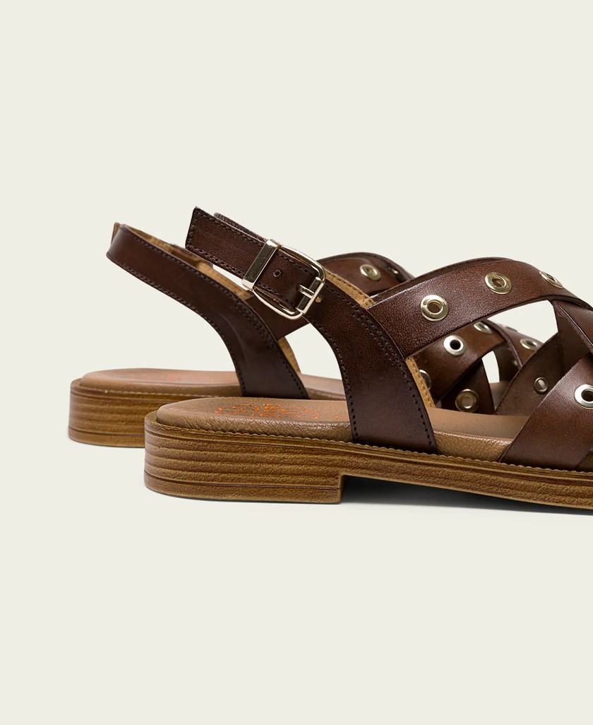 Porronet Mónica 3125 Chocolate Brown Sandal