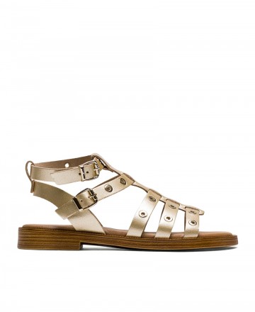 Porronet Mía 3126 Gold Roman Sandal