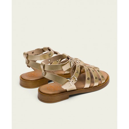 Porronet Mía 3126 Gold Roman Sandal