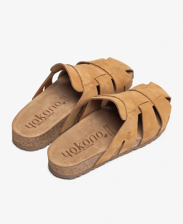 Flat Camel Sandal Yokono Jerba 253 Flat Camel Sandal Yokono Jerba 253